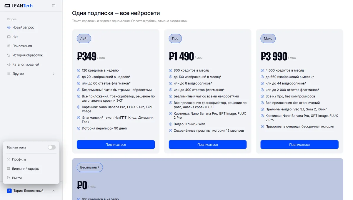 Оплата MiMo Code картой РФ